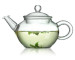 Wholesales hand blown single wall Glass teapots