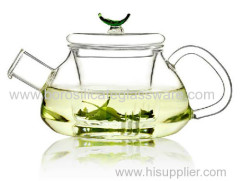 C&C single wall glass teapots with glass infuser