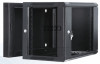 Double Section 9U Network Wall Mounted Cabinets Racks With ETSI Standard