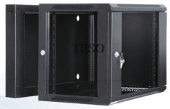 Double Section 9U Network Wall Mounted Cabinets Racks With ETSI Standard