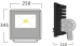 100W,meanwell power supply, CREE LED, 5500~6500K ,9800~12000LM,LED flood light