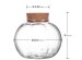 C&C glass transparent pumpkin shape glass storage jar