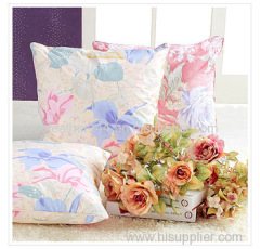 Rose white duck feather&down cushion