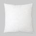 Rose white duck feather&down cushion