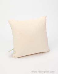 Rose white duck feather&down cushion