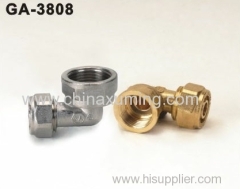 Brass Female Threaded Elbow with Union Compression Fittings