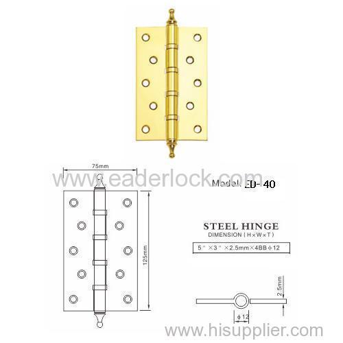 5 inch 4BB crown head hinge