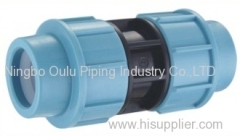 Coupling/PP Compression Fittings Equal Coupling