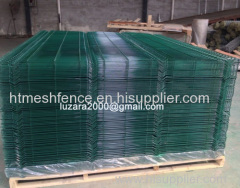 RAL6005 Welded Fence Panels Green powder coated fence