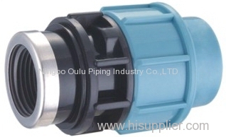 Coupling/PP Compresion Fittings Female Threaded Coupling