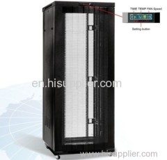 Floor Standing Network Rack Cabinet With LCD Panel, 42U / 22U size