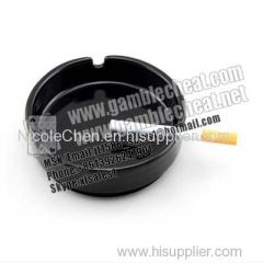 XF black ashtray poker scanner| poker analyzer| infrared camera| poker cheat devices| side marked cards