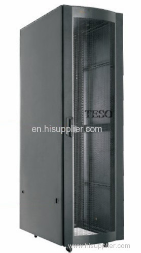 Welded Frame 19" Server Rack Cabinet Degrease Indoor With RAL 7035 Color
