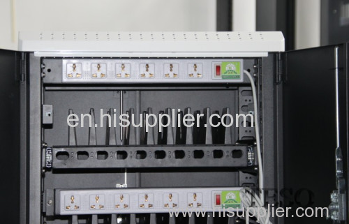 30bay 19" Laptop Charging Trolleys with Rust Prevention For Public Place