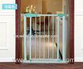 Metal Baby Gates , Baby Safety Gate With Double Locking Device