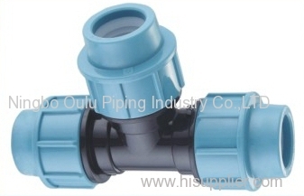 Tee/PP Compression Fittings Tee