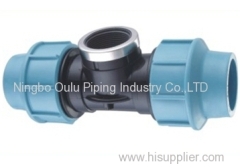 Tee/PP Compression Fittings Female Tee