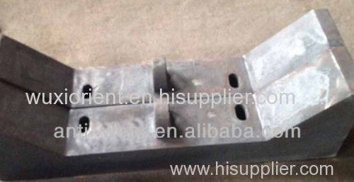 DF645 Sill Bar of High Chromium Cast Iron Chute Liners Made in China