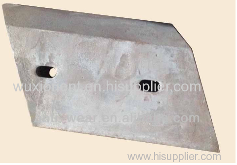 DF643 Manufacture of High Cr Cast Iron Chute Liner Casting Parts