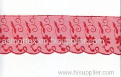 5.5cm Red Organza Lace