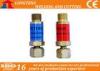 Copper 3 / 8 Gas Oxygen Flashback Arrestor For Cutting Machine High Accuracy