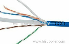 Twisted Cat6 Ethernet Lan Cable UTP For Gigabit Ethernet , Solid