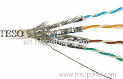 SSTP Cat6 Lan Cable / 250MHZ Gigabit Ethernet Cable Shielded