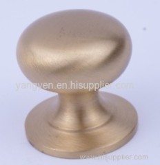 Brass mushroom furniture knob