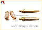 Copper Flame Cutting Gas Cutting Nozzle With Oxygen / Natural Gas 3 - 300mm