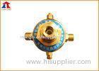 Brass Oxygen High Pressure Double Stage Gas Regulator Rated Flow 100m3/h