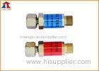 Brass Oxygen Fuel Gas Flashback Arrestor For Cutting Torch / Hose Anti Return Flow