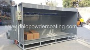 powder coating booth export to France