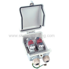 2 pairs Drop wire distribution box