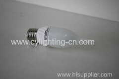 3W E27 Frosted Light LED Candle bulb