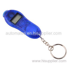 Keychain mini digital gauge for car