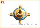 Brass Oxygen Double Stage Gas Regulator , Pressure Reducing Structure