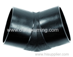 HDPE Butt Fusion Injection 45 Degree Elbow Pipe Fittings