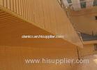 Acoustic Wood Wall Panels / Wooden Soundproof Board Material For Stadium