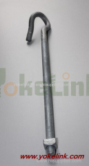 Pigtail Bolt, Hook Bolt, Overhead Line Hardware