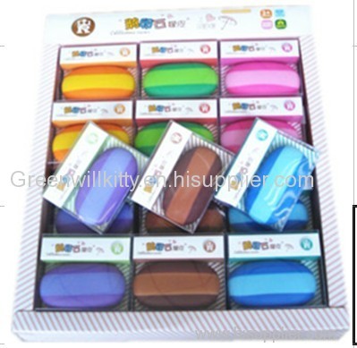 Stripe Oval colorful eraser