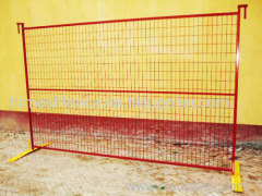 powder coating temporary fence