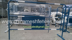 PVC coated 1100mm by 2500mm police Crowd control barrier fence