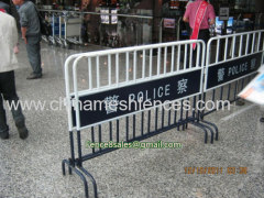 PVC coated 1100mm by 2500mm police Crowd control barrier fence