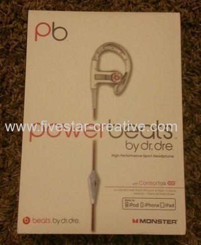 Powerbeats pb by Dr.Dre Lebron James Sport In-Ear Headphones White