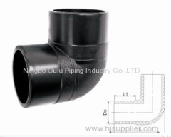 Elbow/90 Deg Elbow/90 Degree Elbow Butt Fusion /HDPE 90 Degree Elbow Butt Fusion Pipe Fitting