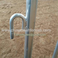 Tubular type 1200mm high by 2000mm long temporary barrier fence panels