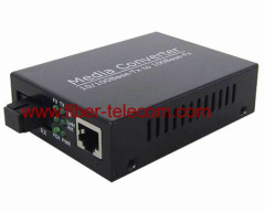 Gigabit Ethernet to Fiber Media Converter