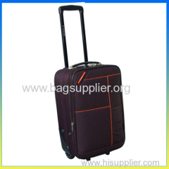 New style polyester travel trolley case eva luggage sets