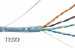 HDPE FTP Network Ethernet Lan Cable Cat5e 24AWG For Server Cabinet