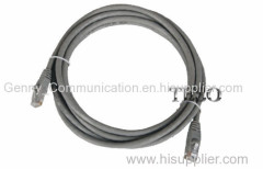 HDPE Copper Ethernet Patch Cord Cat5e 24AWG High Performance , Unshielded